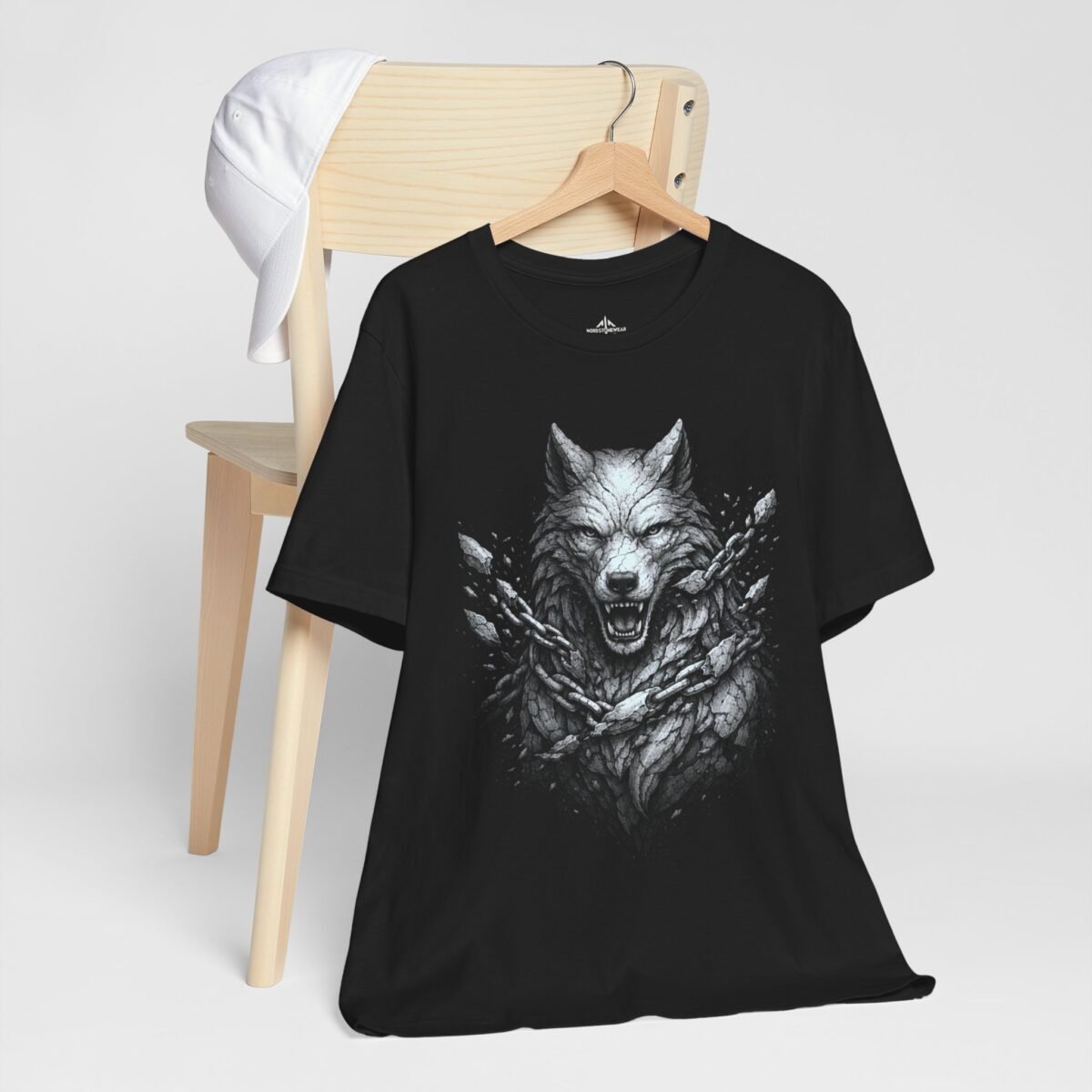 Fenrir Unchained – Viking Wolf Mythology T-Shirt