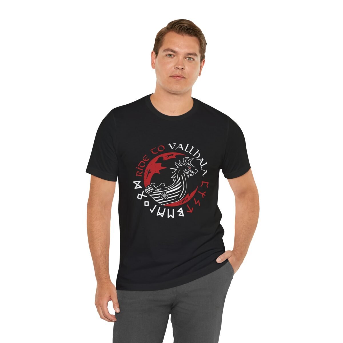 Viking Longship “Ride to Valhalla” T-Shirt