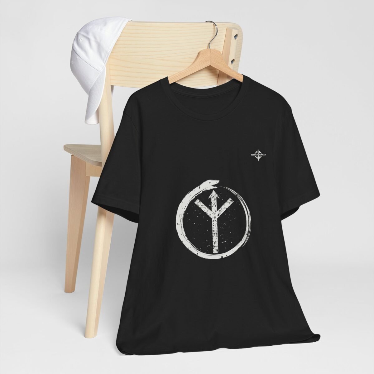 Void Guardian Sigil T-Shirt – Nordic-Inspired Protection Symbol