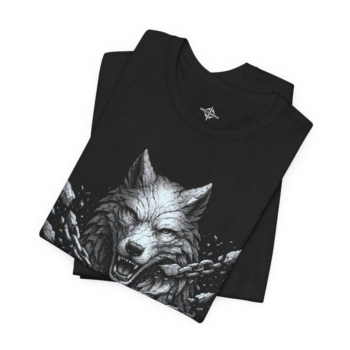 Fenrir Unchained – Viking Wolf Mythology T-Shirt