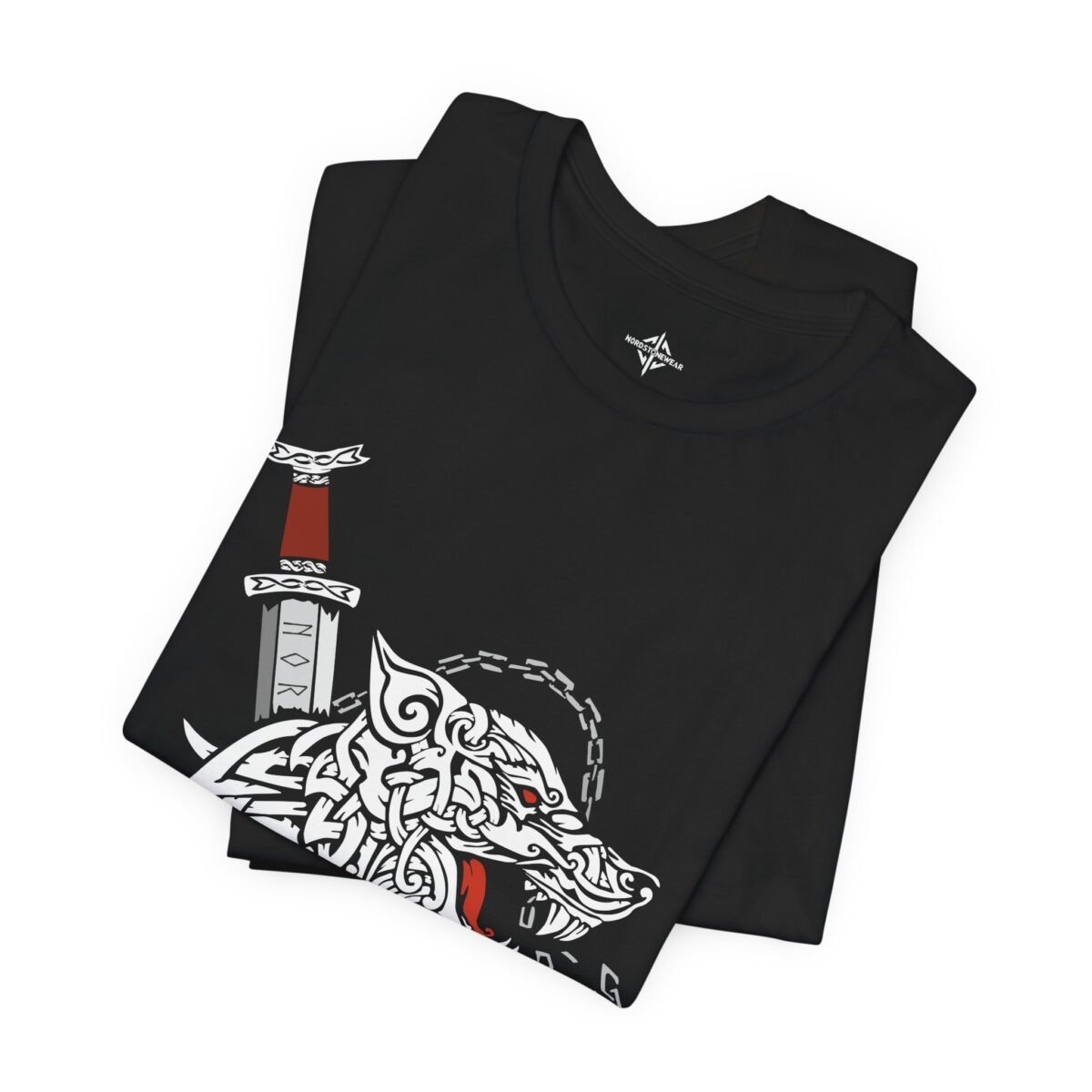 Fenrir Viking T-Shirt – Norse Wolf of Ragnarok